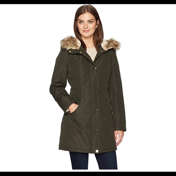 Jackets & Blazers - Lark & Ro Jacket with Faux Fur Hood